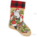 Christmas stocking Cross-stitch Machine Embroidery Design