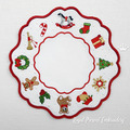 Christmas toys table placemat ITH - 2 sizes