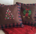 Christmas tree with bullfinches Machine Embroidery Design - 2 sizes