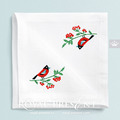 Christmas wreath with Bullfinches and Berries Machine Embroidery Designs