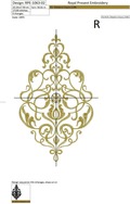 Classic Machine Embroidery Design - 4 sizes