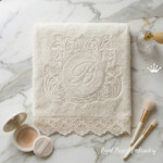 Vintage Flourish Frame Template for Custom Monograms - 3 sizes