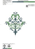 Classic ornate decor Machine Embroidery Design