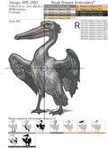 Colored Pelican - 7 sizes