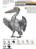 Colored Pelican - 7 sizes