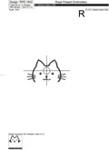 Contour Kitten Machine Embroidery Design