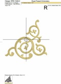 Swirly Arabesque Corners Set - 5 sizes
