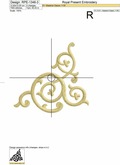 Swirly Arabesque Corners Set - 5 sizes