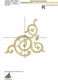 Swirly Arabesque Corners Set - 5 sizes