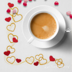 Corner with Hearts - 5 sizes