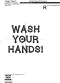 Coronavirus Wash your hands Free Machine Embroidery Design - 4 sizes