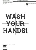 Coronavirus Wash your hands Free Machine Embroidery Design - 4 sizes