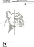 Cougar Head Machine Embroidery Design - 4 sizes