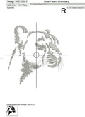 Cougar Head Machine Embroidery Design - 4 sizes