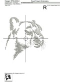Cougar Head Machine Embroidery Design - 4 sizes