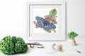 Cross-stitch Machine Embroidery Design Butterfly