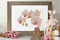 Cross-stitch Orchid Dreams