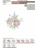 Cross-stitch Machine Embroidery Designs Roses
