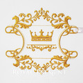 Crown with ornate frame Machine Embroidery Design - 5 sizes