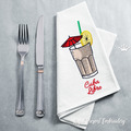 Cuba Libre cocktail Machine Embroidery Design - 2 sizes