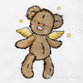 Cute Angel Teddy Bear Machine embroidery design - 4 sizes