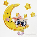 Cute Cartoon Owl Machine Embroidery Design - 3 sizes