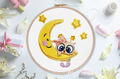 Cute Cartoon Owl Machine Embroidery Design - 3 sizes