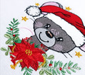 Cute Christmas Mouse Machine Embroidery Design - 2 sizes
