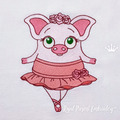 Cute Pig Ballerina - 4 sizes