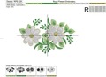 Daisies Digital Machine Embroidery design - 4 sizes