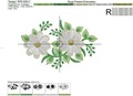 Daisies Digital Machine Embroidery design - 4 sizes