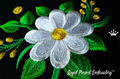 Daisies Face Mask For Teens and Adults Machine Embroidery Design
