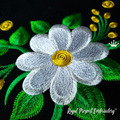 Daisies Face Mask For Teens and Adults Machine Embroidery Design