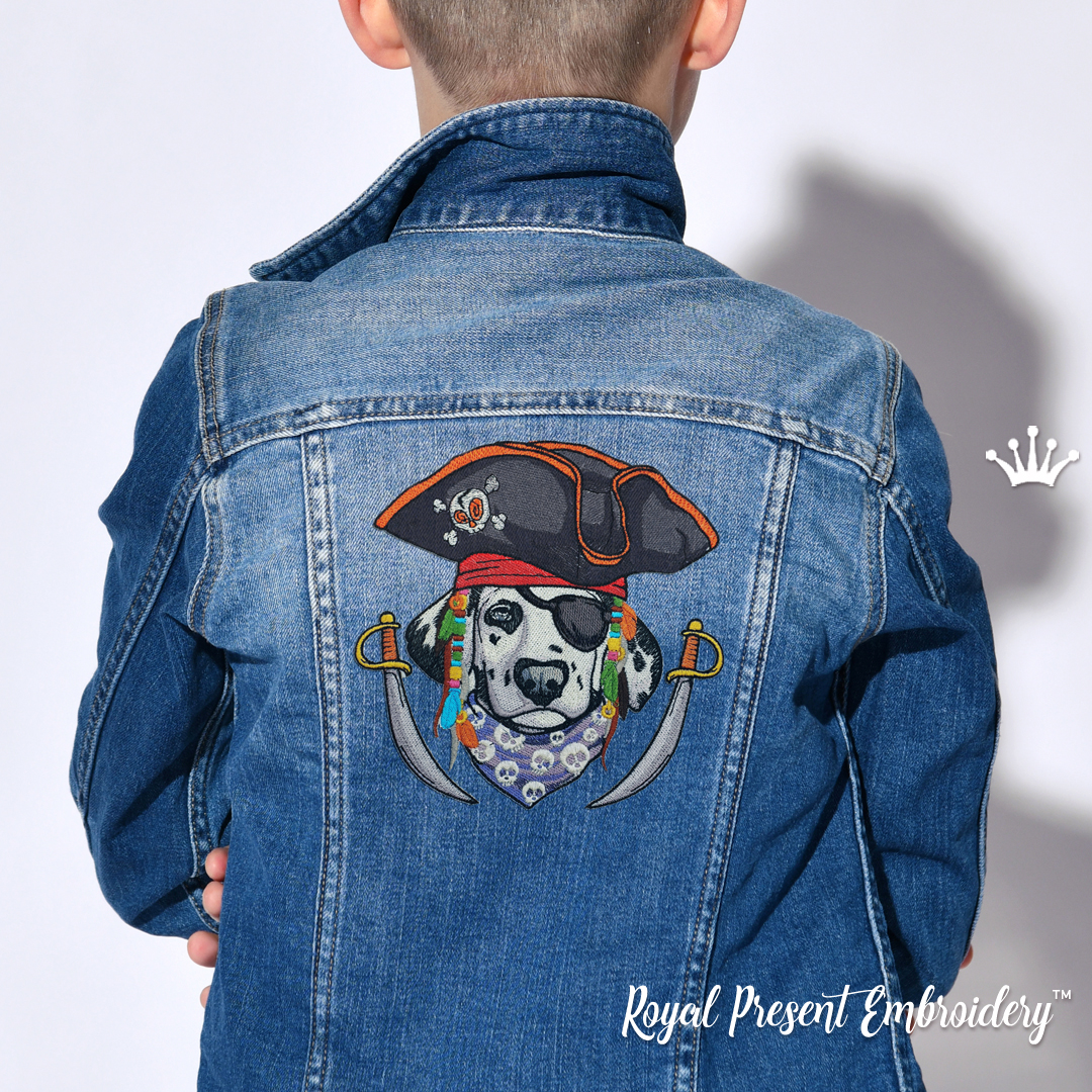 ITH Pirate Patch Embroidery Machine Design