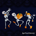 Dancing Skeletons Halloween Set - 3 sizes