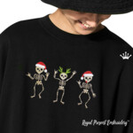 Christmas Dancing Skeletons Set - 3 sizes