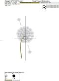 Dandelions Machine Embroidery Designs - 6 in 1