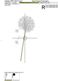 Dandelions Machine Embroidery Designs - 6 in 1