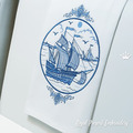 Delft Blue Dutch Sailboat - 5 sizes