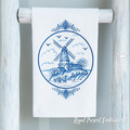 Delft Blue Windmill Dutch Style - 5 sizes
