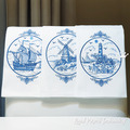 Delft Blue Windmill Dutch Style - 5 sizes