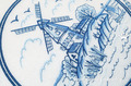Delft Blue Windmill and Boat - 4 sizes