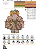 Tilda Doll with Pumpkin - 4 sizes