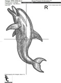 Dolphins Machine Embroidery Designs - 4 sizes