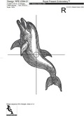 Dolphins Machine Embroidery Designs - 4 sizes