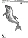 Dolphins Machine Embroidery Designs - 4 sizes