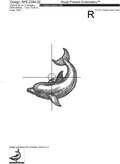 Dolphins Machine Embroidery Designs - 4 sizes