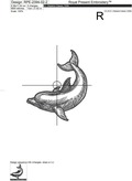 Dolphins Machine Embroidery Designs - 4 sizes
