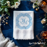 Royal Round Initials Frame - 4 sizes