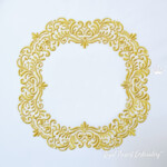 Royal Round Initials Frame - 4 sizes